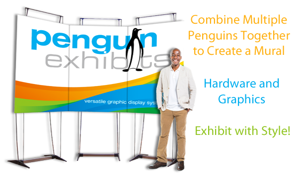 10' Cable Penguin Mural Kit (Hardware and Graphics)