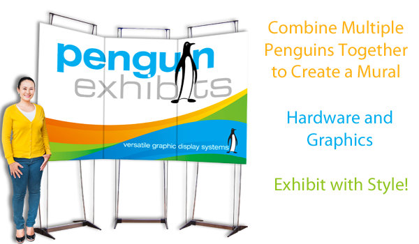 8' Cable Penguin Mural Kit (Hardware and Graphics)