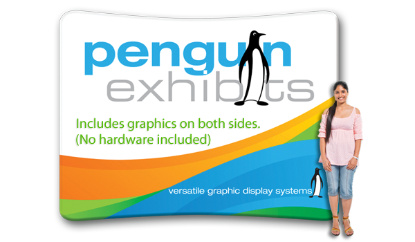 10ft Curve Graphics double-sided