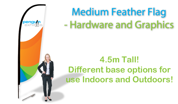 Medium Feather Flag - Hardware and Graphics (single-side)