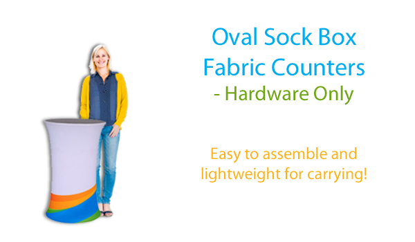 Oval Sock Box Counter - Hardware