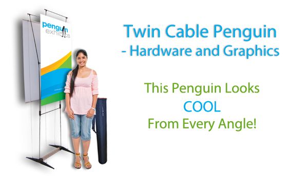 Twin Graphic Cable Penguin 31.5
