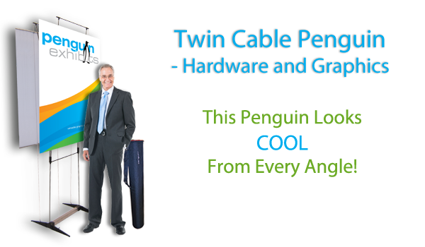 Twin Graphic Cable Penguin 35.5