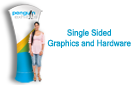 Arc Fabric Stand - Single Side Graphics and Hardware