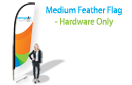 Medium Feather Flag - Hardware Only