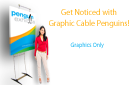 Cable Penguin 86.25" X 39.4" Graphics