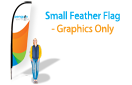 Small Feather Flag - Graphics (single-side)