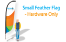 Small Feather Flag - Hardware Only