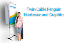 Twin Graphic Cable Penguin - 31.5" Hardware and Graphics