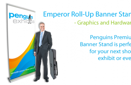 Emperor Roll-Up Banner Stand - Hardware and Graphics