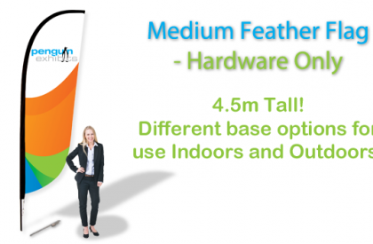 Medium Feather Flag - Hardware Only