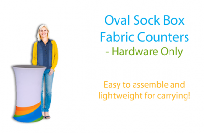 Oval Sock Box Counter - Hardware