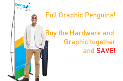 Standard Full Graphic Penguin 60 - 86.25” X 23.6” Hardware and Graphics
