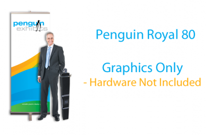 Royal 80 Roll-Up Banner Stand 31.5" X 79" - Graphics
