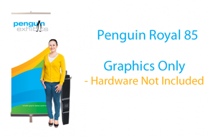 Royal 85 Roll-Up Banner Stand 33.5" X 79" Graphics