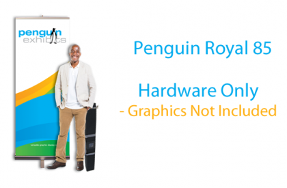 Royal 85 Roll-Up Banner Stand 33.5" X 79" - Hardware Only
