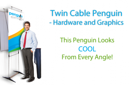Twin Graphic Cable Penguin 27.5" X 86.25" Hardware and Graphics