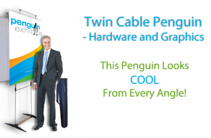 Twin Graphic Cable Penguin 35.5" X 86.25" Hardware and Graphics